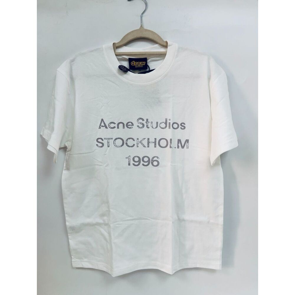 Acne Studios Cotton Summer Half Sleeve T-Shirt Loose Fit T-shirt Unisex